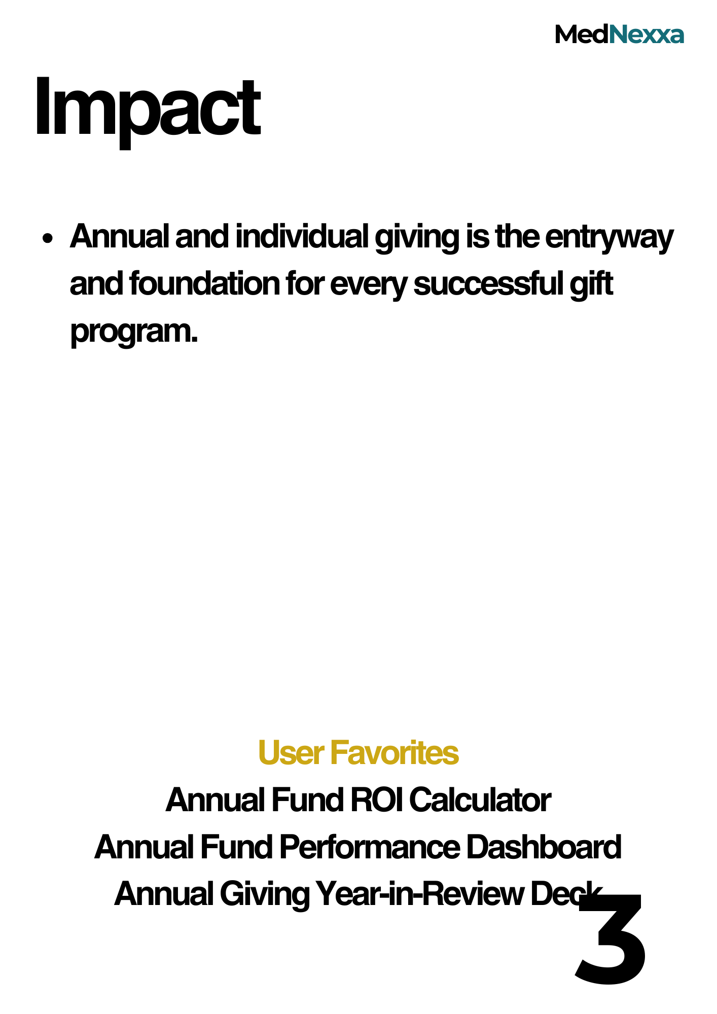Annual & Individual Giving