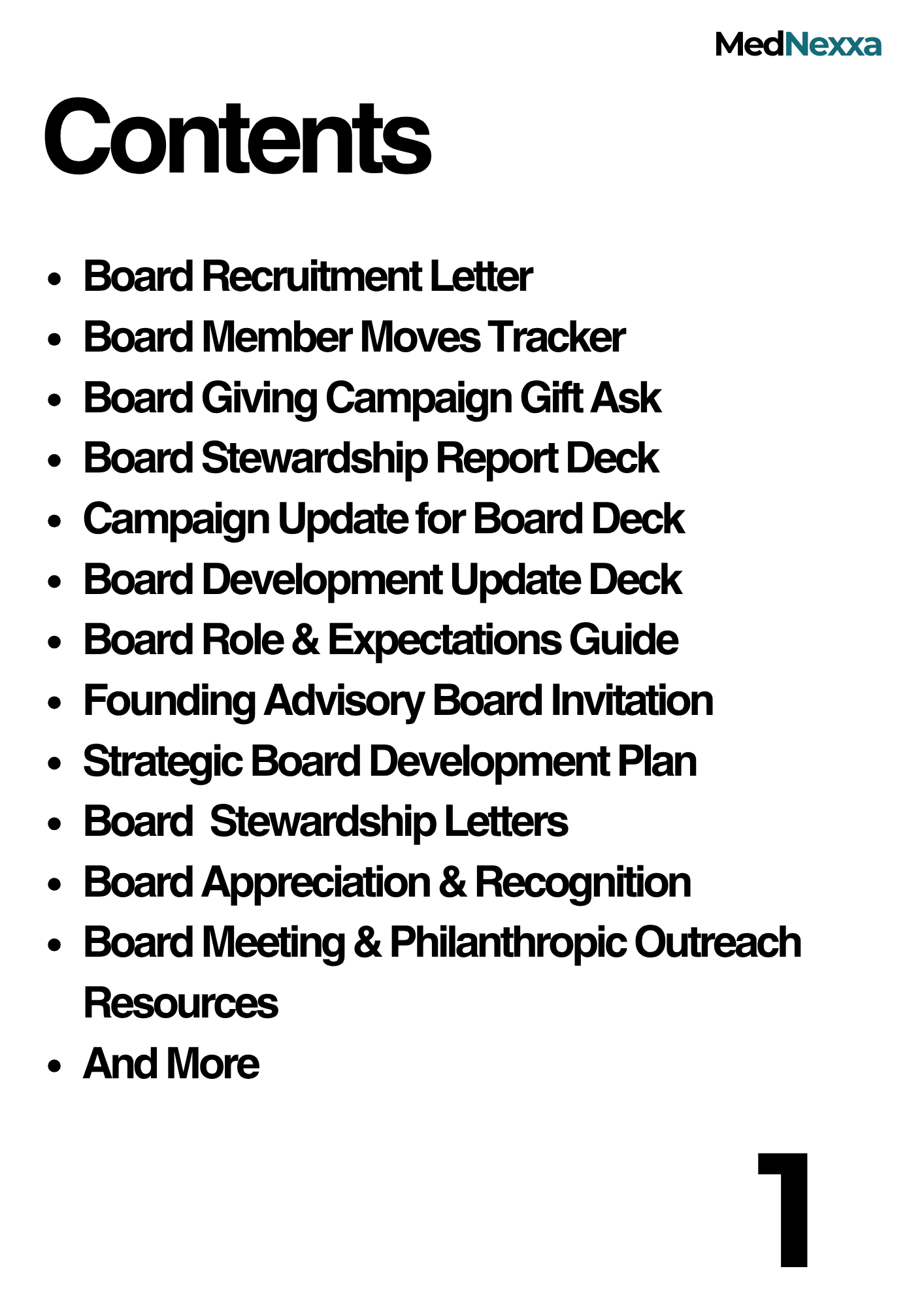 Board Cultivation & Engagement